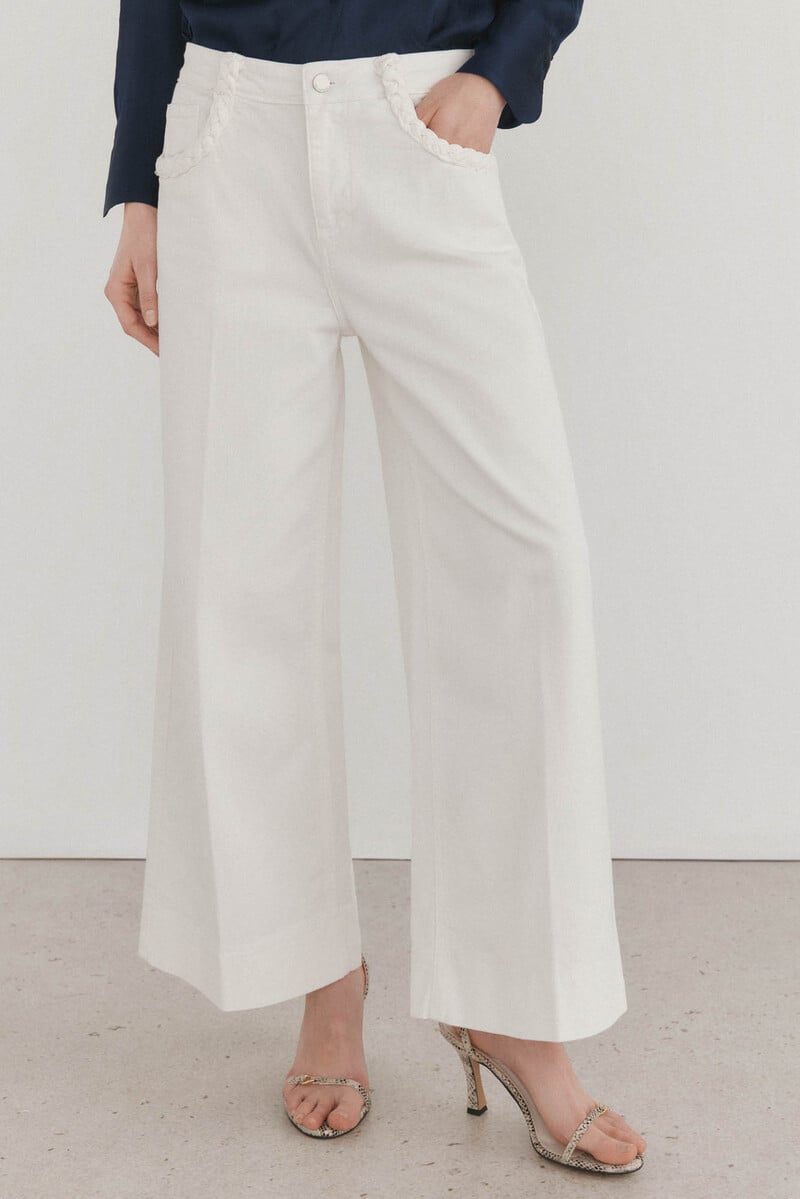 Cortefiel Jeans wide leg flare Tienda de fábrica