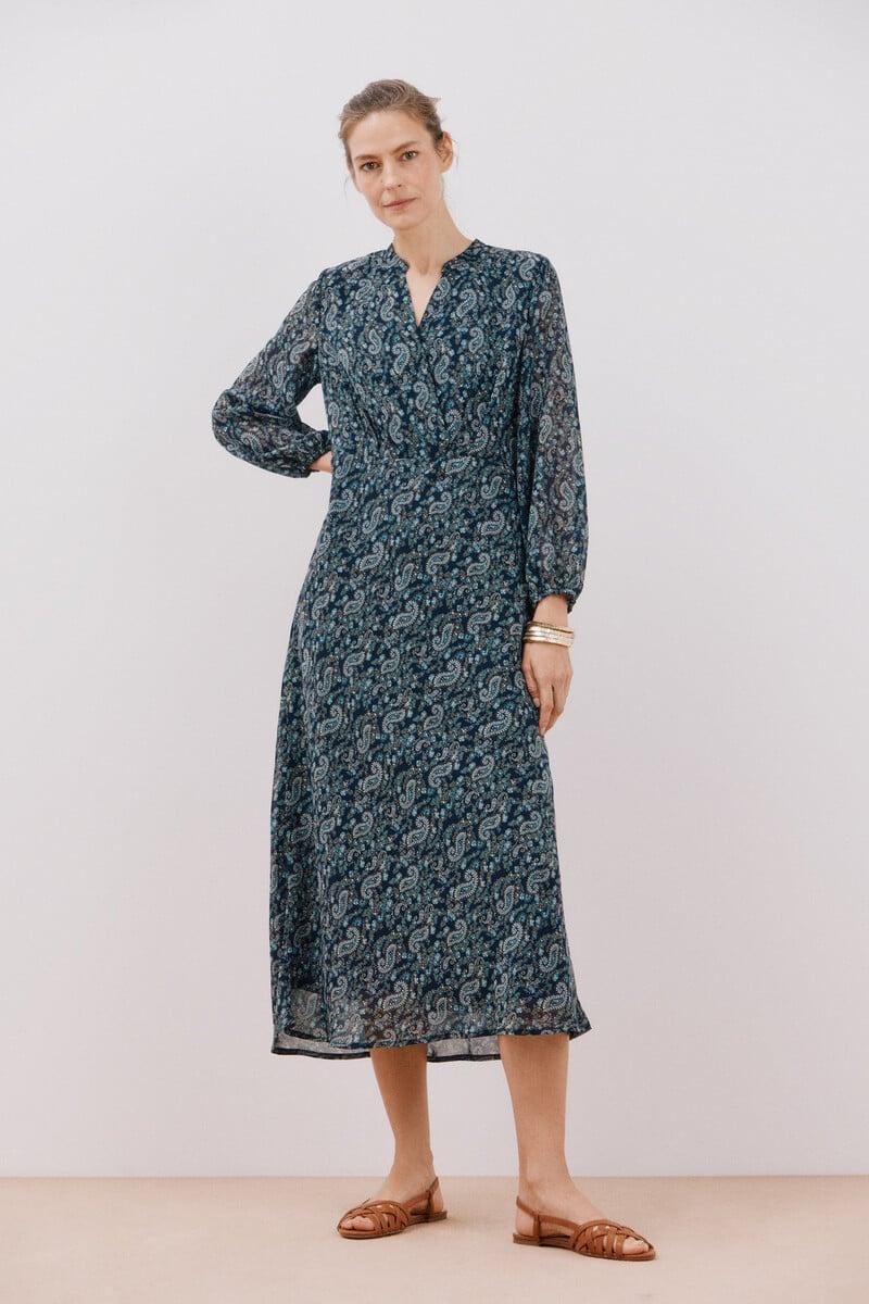 Cortefiel Vestido estampado fluido Ventas relámpago