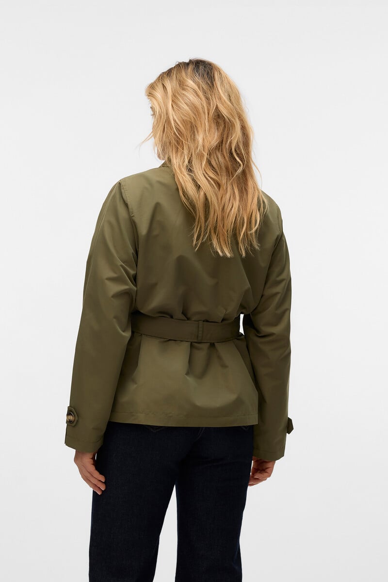 Cortefiel Trench corto de manga larga En oferta