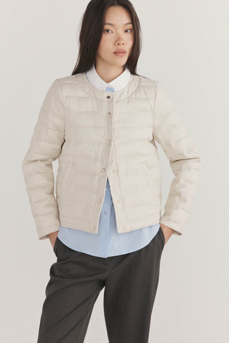 Cortefiel Chaqueta corta acolchada Precio ultrabajo