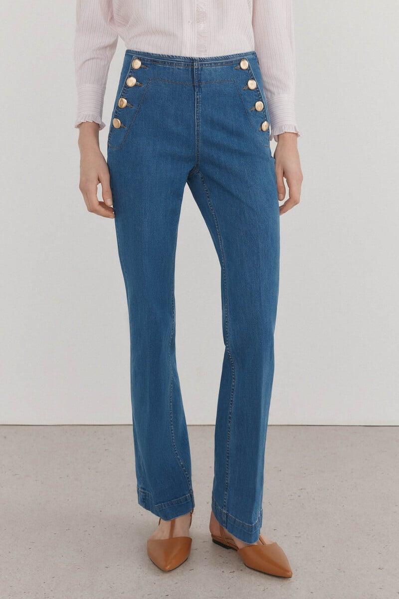 Cortefiel Jeans flare full length Último día