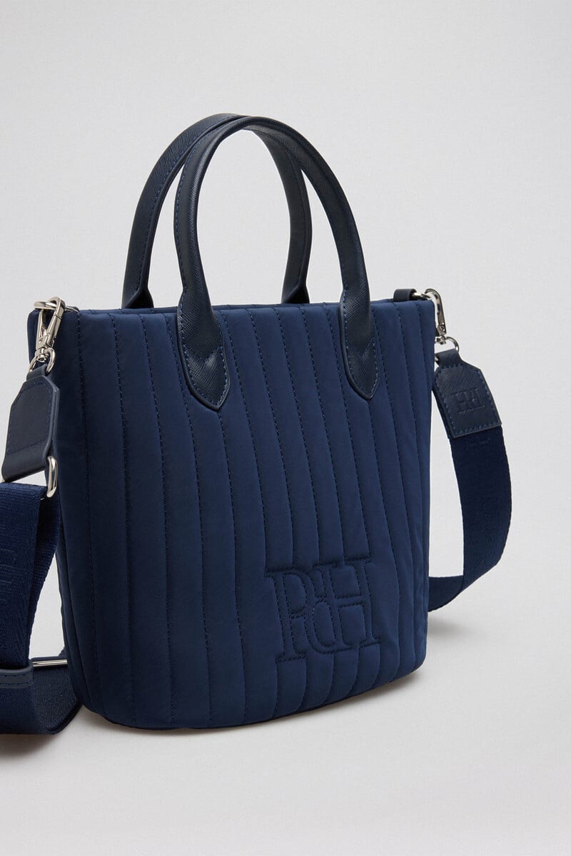 Cortefiel Bolso tote midi nylon Solo hoy