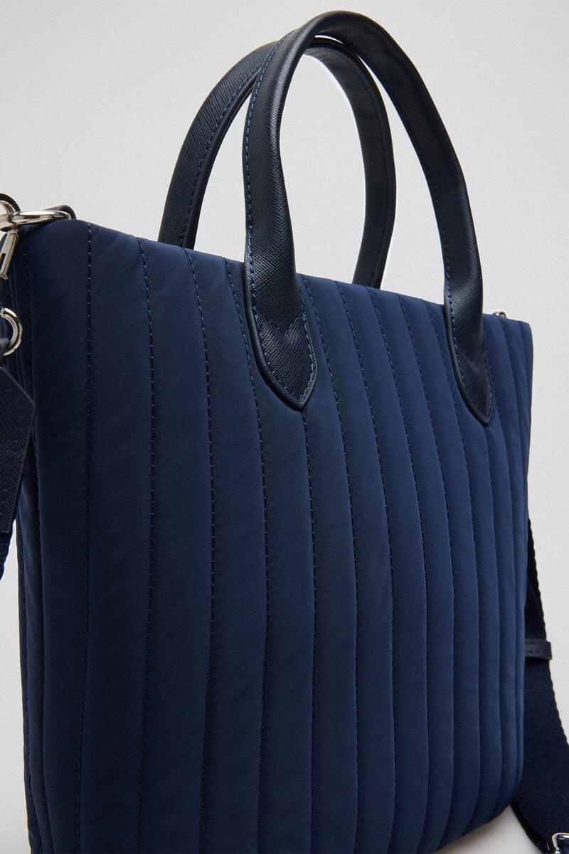 Cortefiel Bolso tote midi nylon Solo hoy
