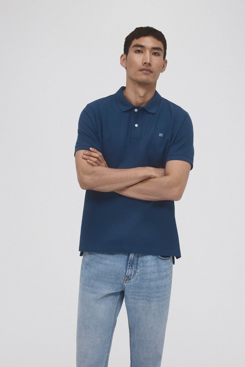 Cortefiel Polo básico piqué Ofertas de temporada