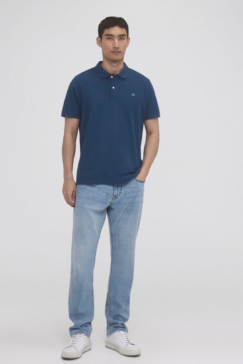 Cortefiel Polo básico piqué Ofertas de temporada
