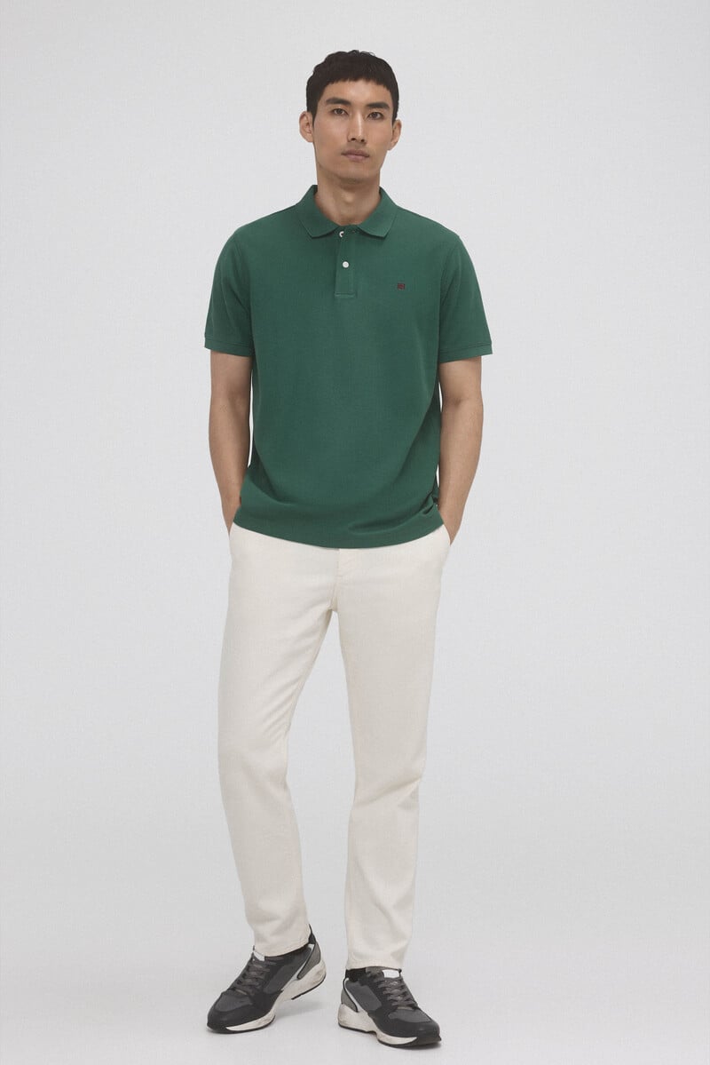 Cortefiel Polo básico piqué Ofertas especiales