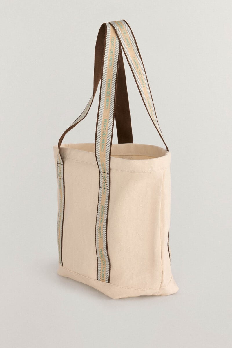 Cortefiel Bolso de lona logotipo PdH Grandes ahorros