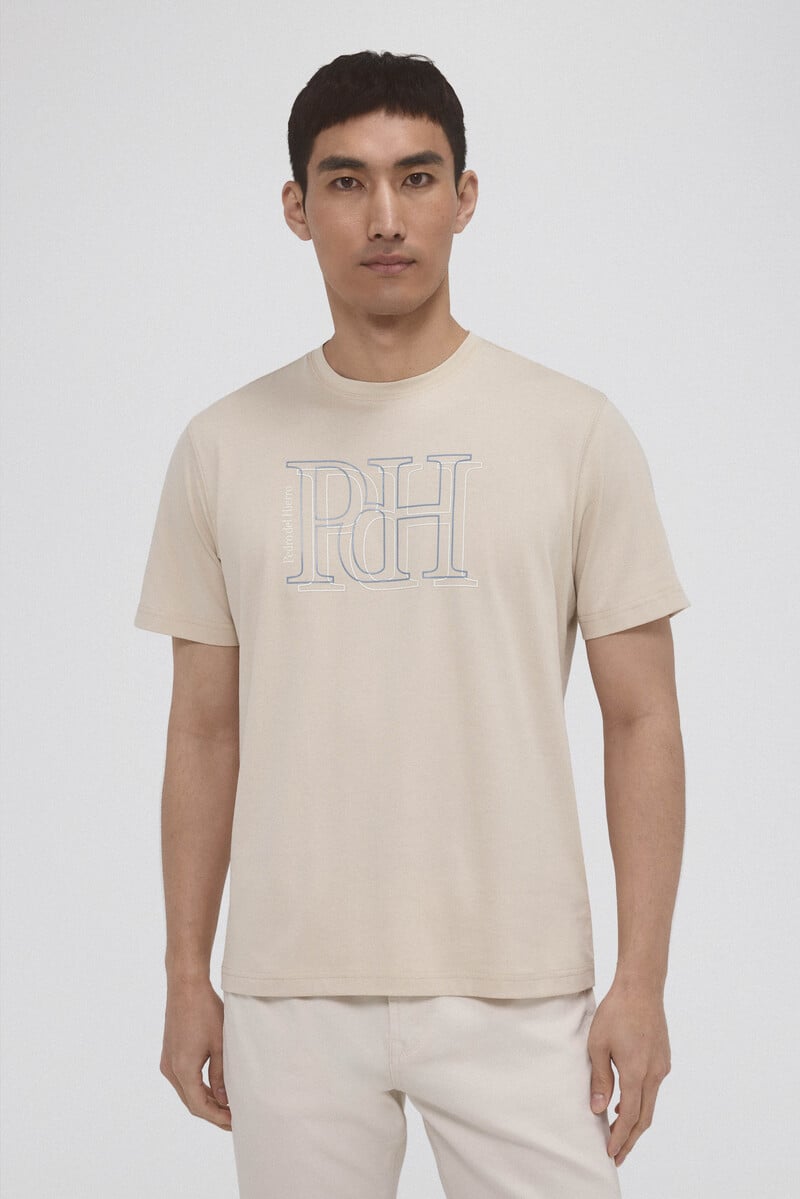 Cortefiel Camiseta logo grande En línea