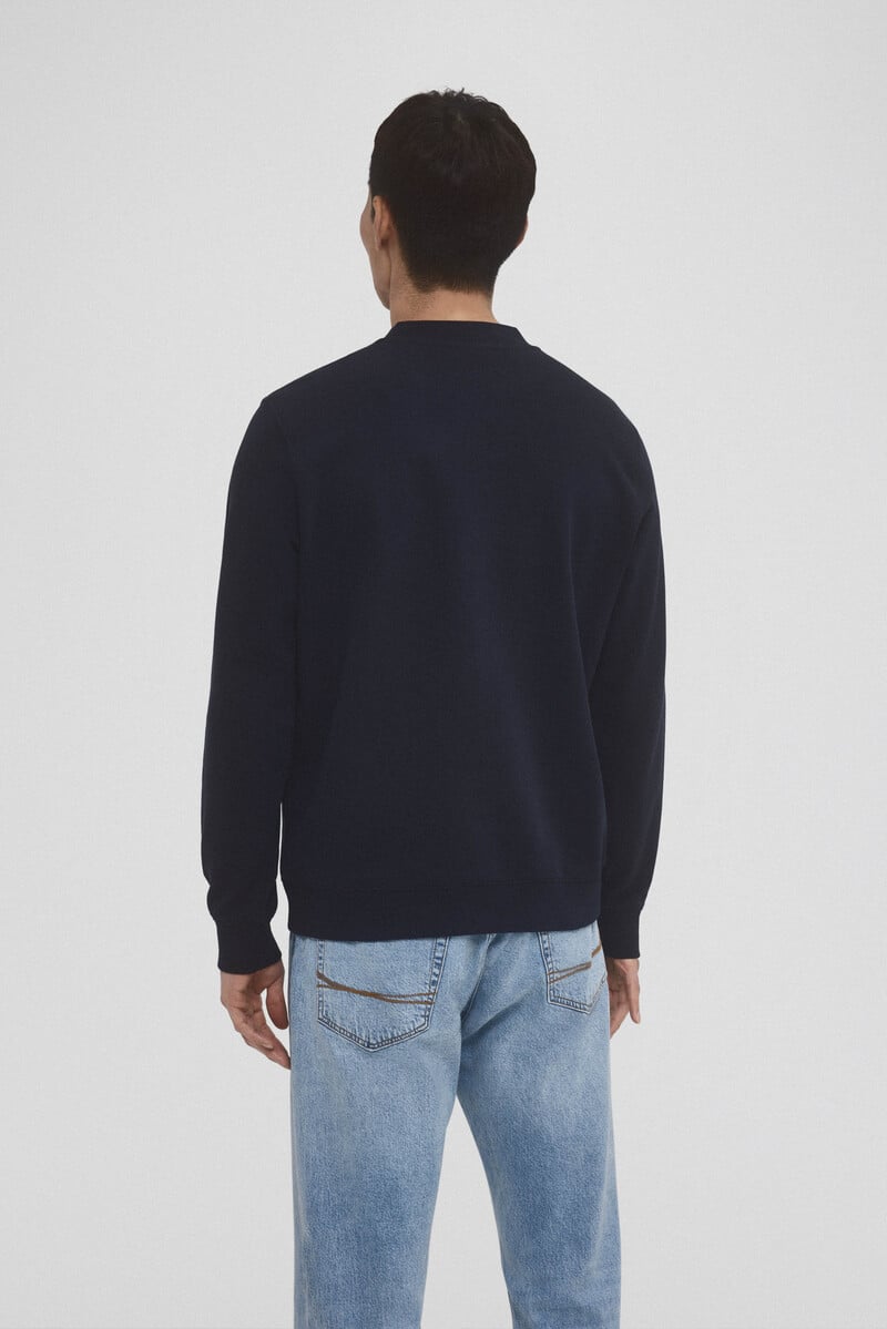 Cortefiel Sudadera logo cuello caja Outlet online