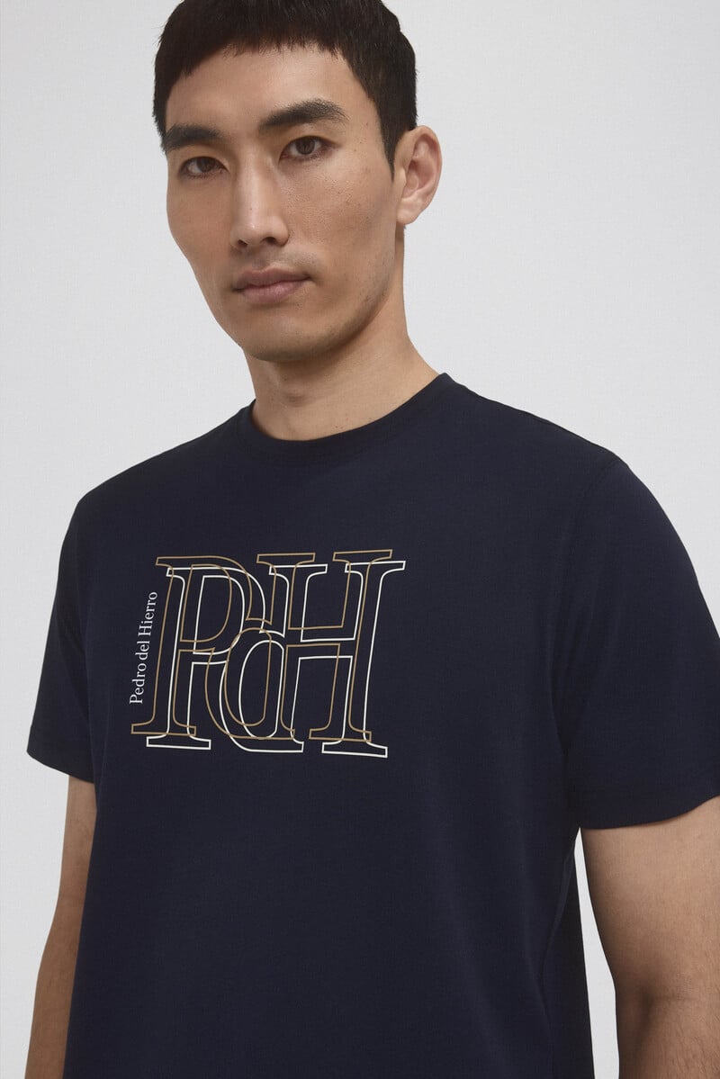 Cortefiel Camiseta logo grande Ofertas