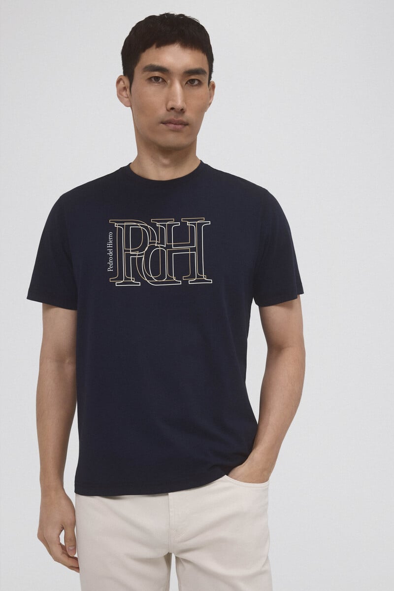 Cortefiel Camiseta logo grande Ofertas