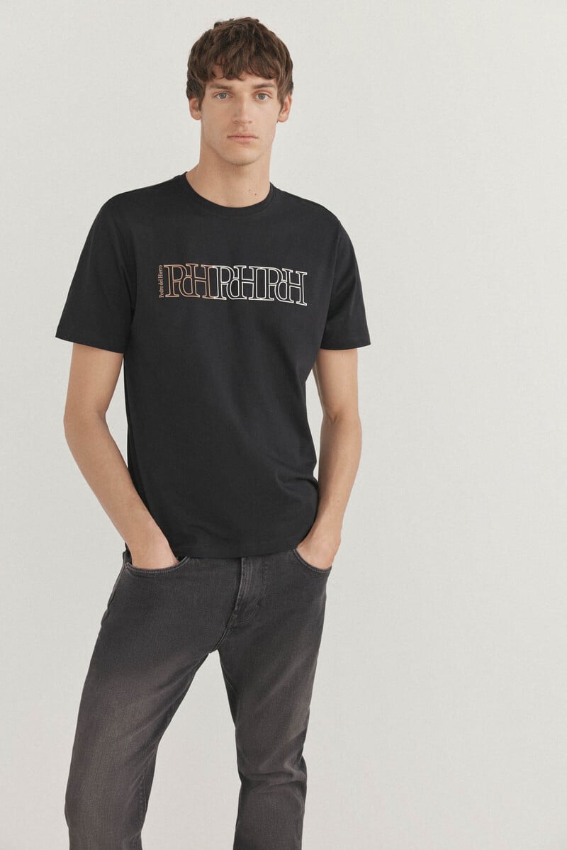 Cortefiel Camiseta logos estampados Los más vendidos