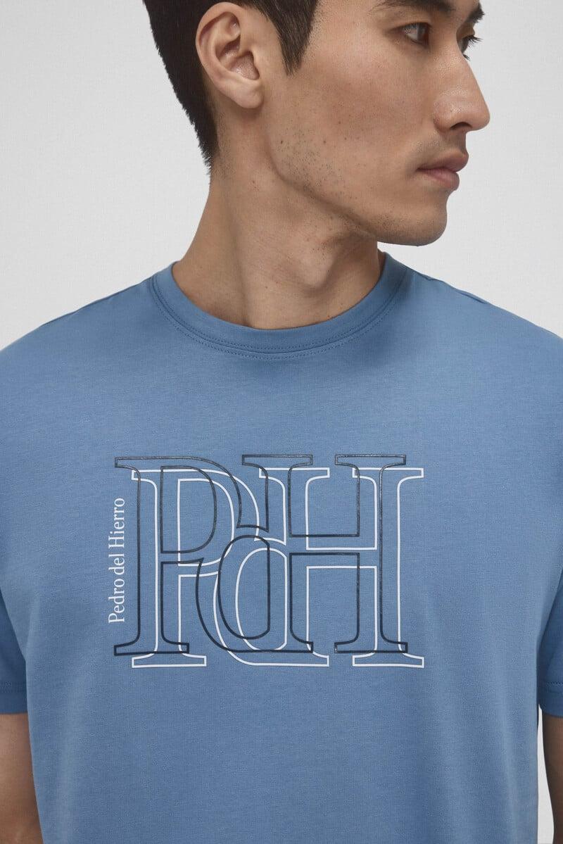 Cortefiel Camiseta logo grande Ventas relámpago