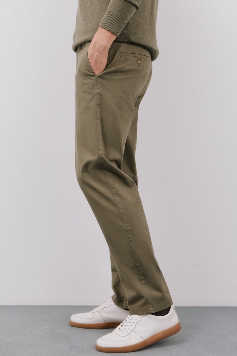 Cortefiel Pantalón chino regular fit Liquidación