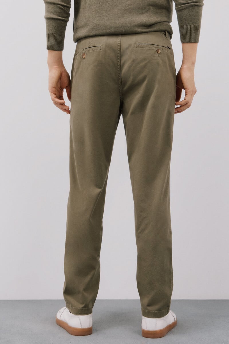 Cortefiel Pantalón chino regular fit Liquidación