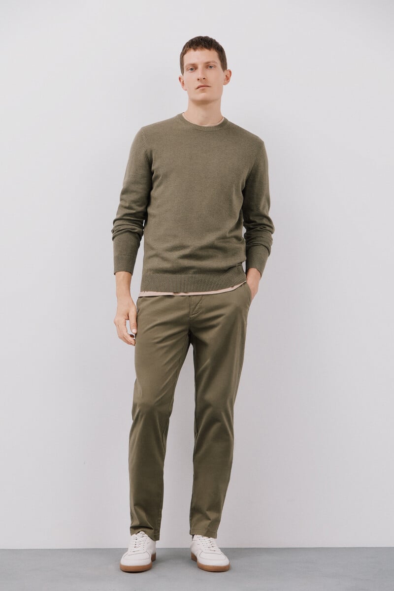 Cortefiel Pantalón chino regular fit Liquidación