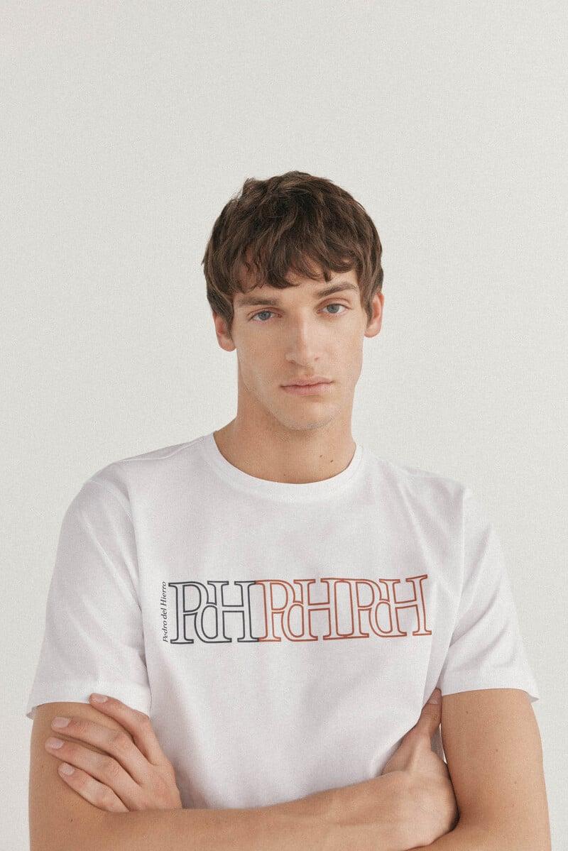 Cortefiel Camiseta logos estampados Rebajas online