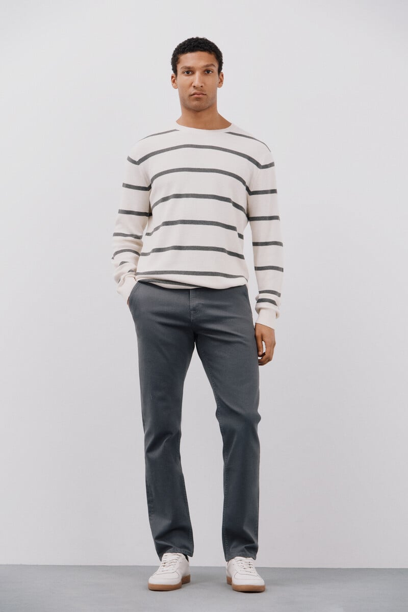 Cortefiel Pantalón 5 bolsillos color regular fit Envío gratis
