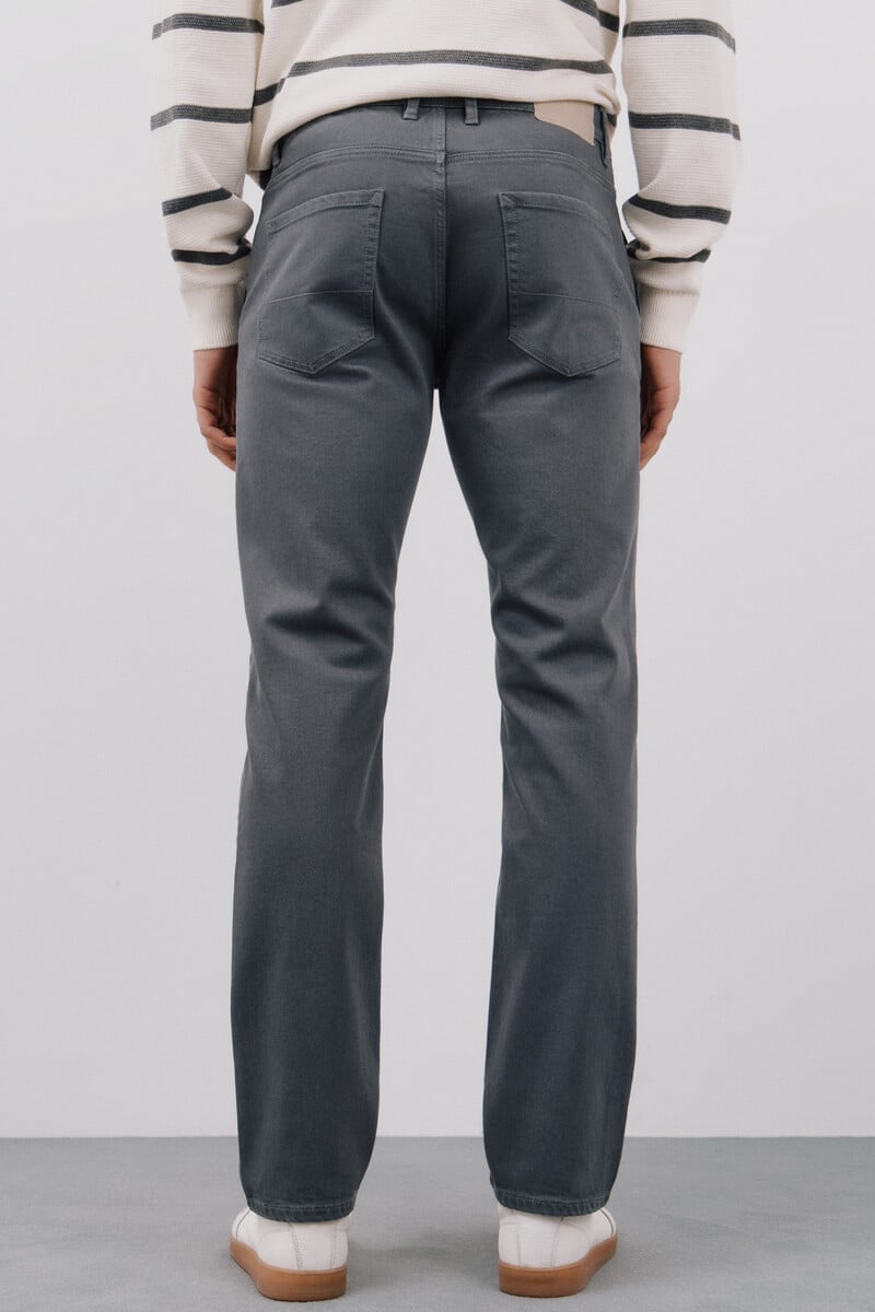 Cortefiel Pantalón 5 bolsillos color regular fit Envío gratis
