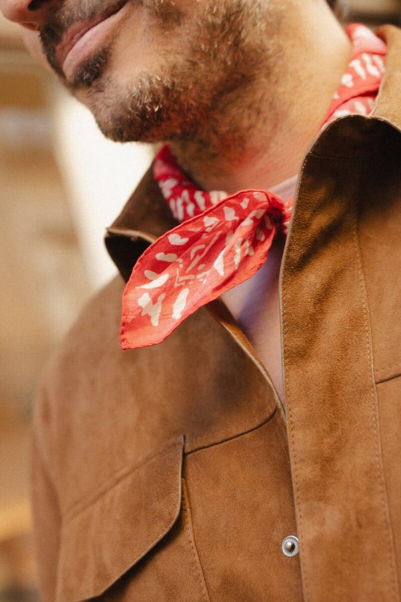Cortefiel Pañuelo estampado Superdescuento