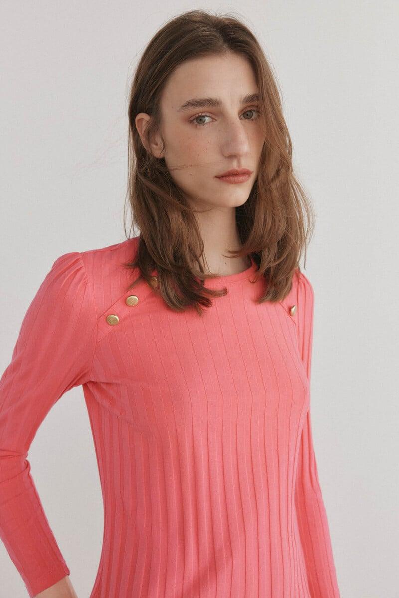Cortefiel Camiseta básica botones En oferta