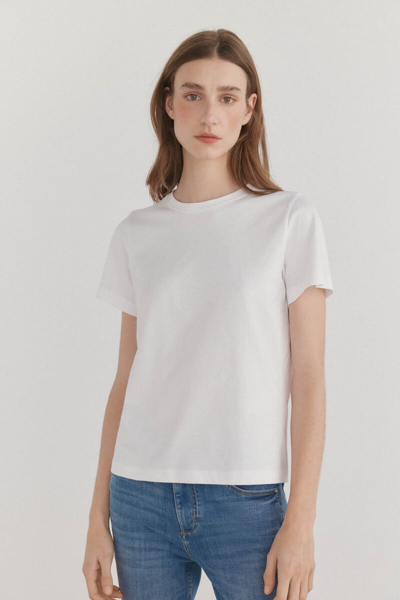 Cortefiel Camiseta básica logo Libre de impuestos