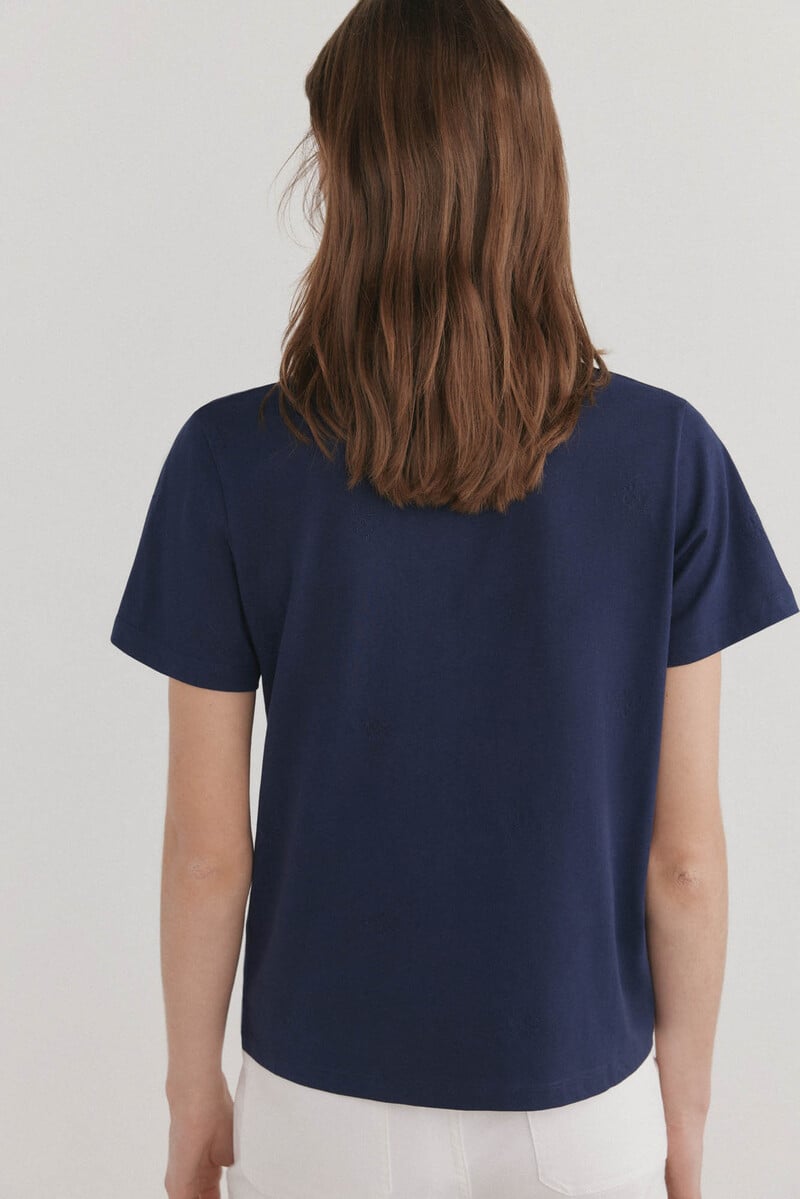 Cortefiel Camiseta básica logo Ofertas de temporada