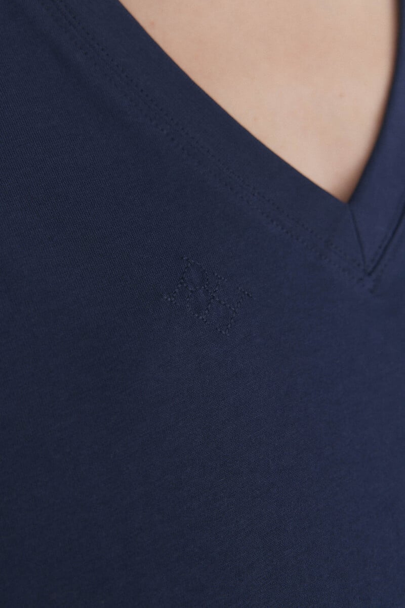 Cortefiel Camiseta básica logo Ofertas de temporada