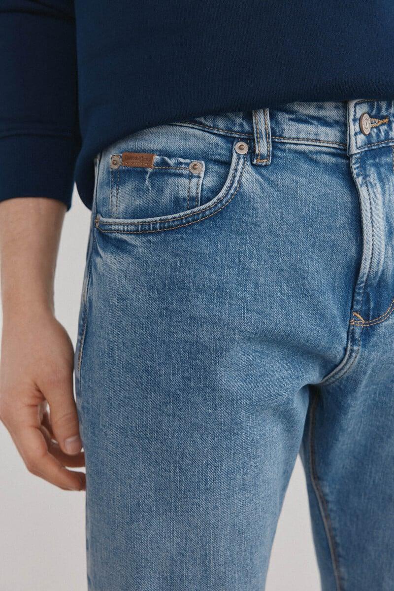 Cortefiel Pantalón vaquero premium flex regular fit Ofertas especiales