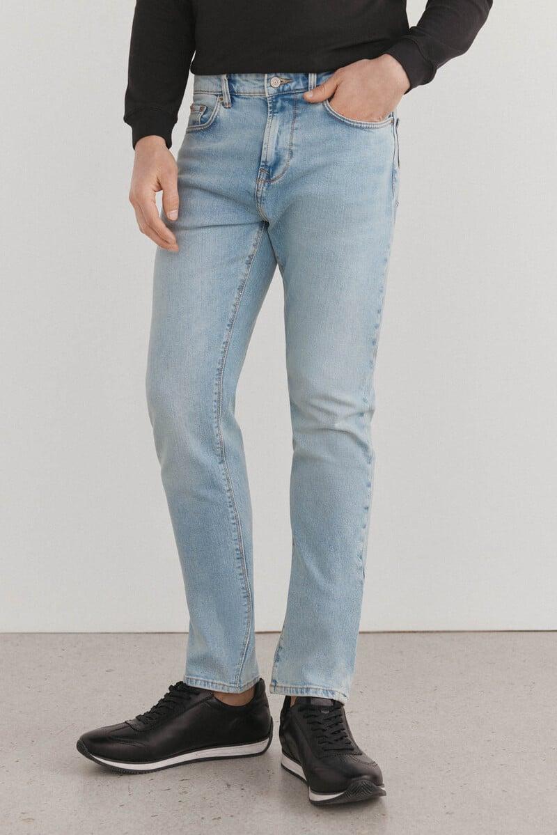 Cortefiel Pantalón vaquero premium flex slim fit Rebajas