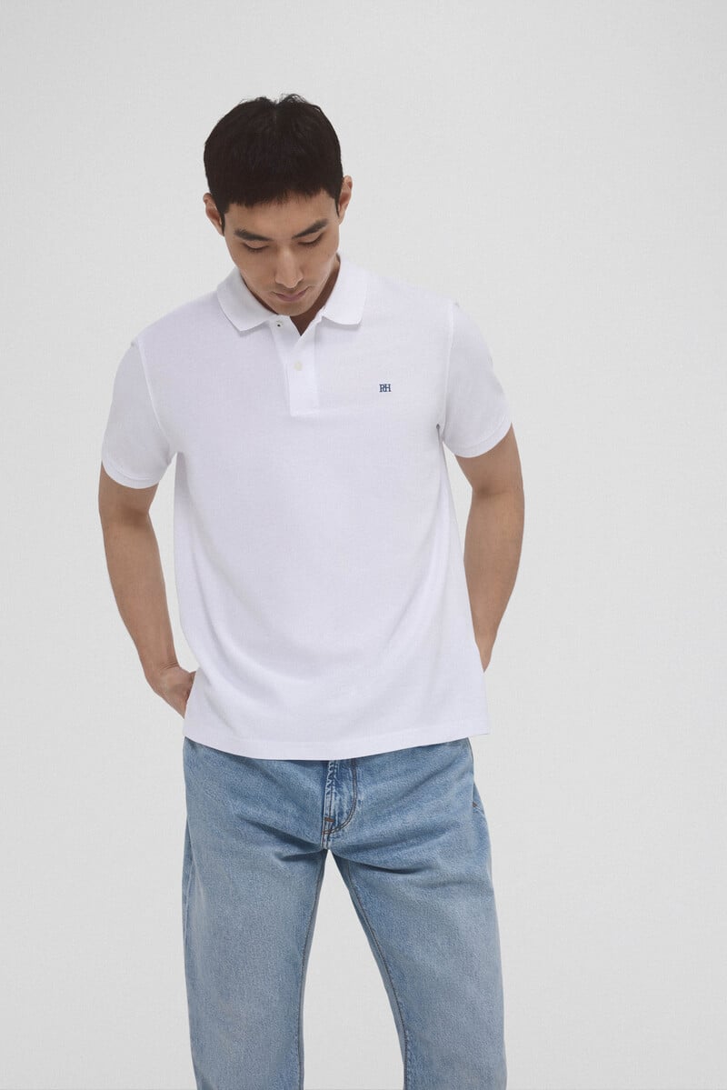 Cortefiel Polo básico piqué En oferta