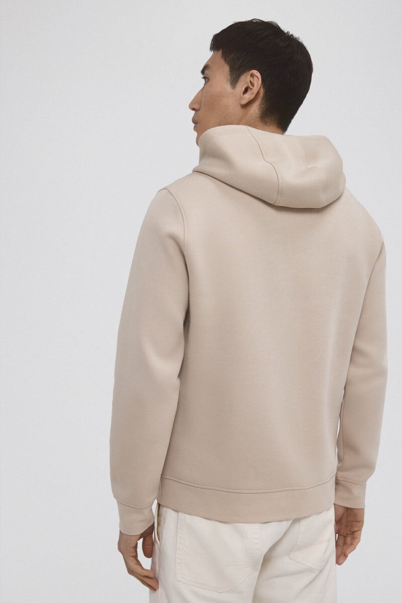Cortefiel Sudadera capucha con logo Ventas relámpago