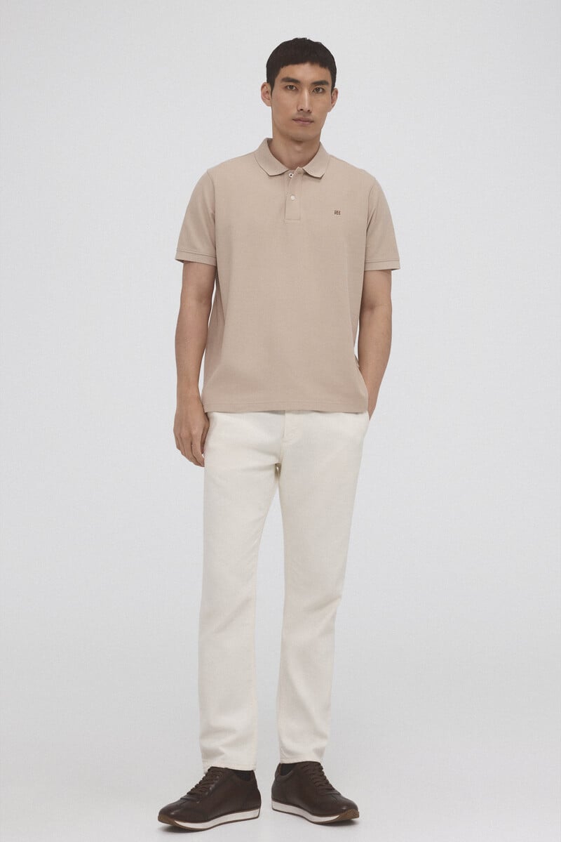 Cortefiel Polo básico piqué Mejor oferta