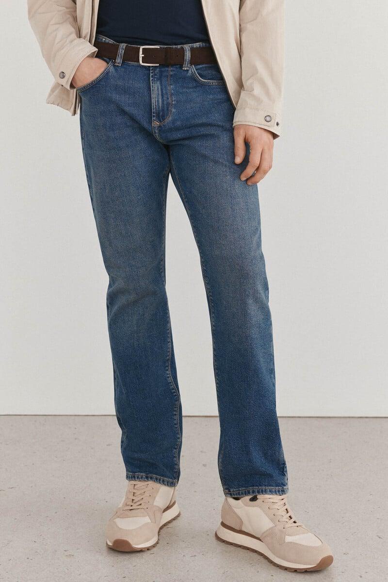 Cortefiel Pantalón vaquero premium flex regular fit Últimos 3 días