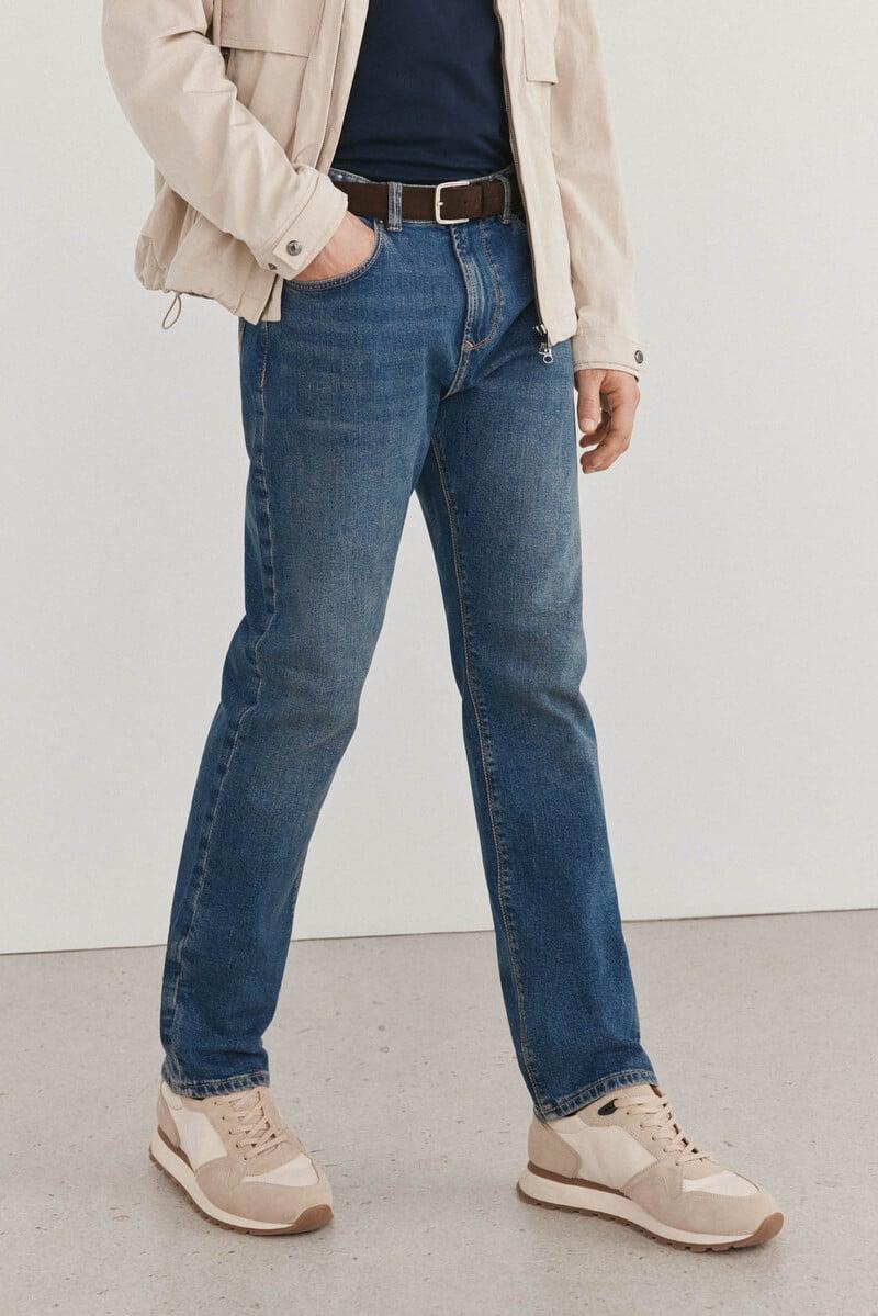 Cortefiel Pantalón vaquero premium flex regular fit Últimos 3 días