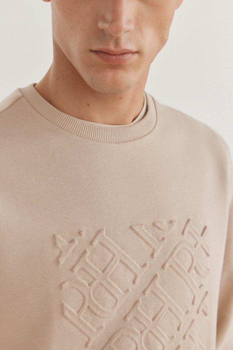 Cortefiel Sudadera logo cuello caja COMPRAR AHORA
