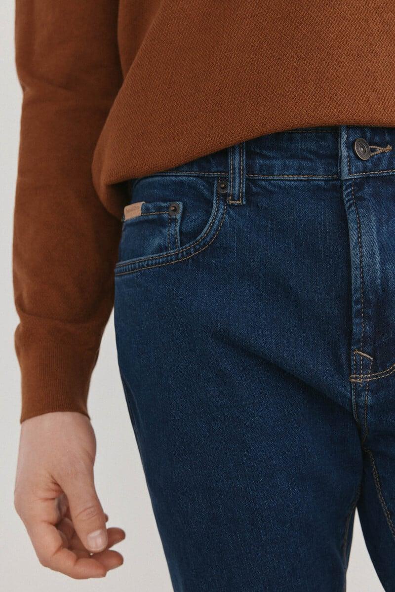 Cortefiel Pantalón vaquero premium flex slim fit Último día