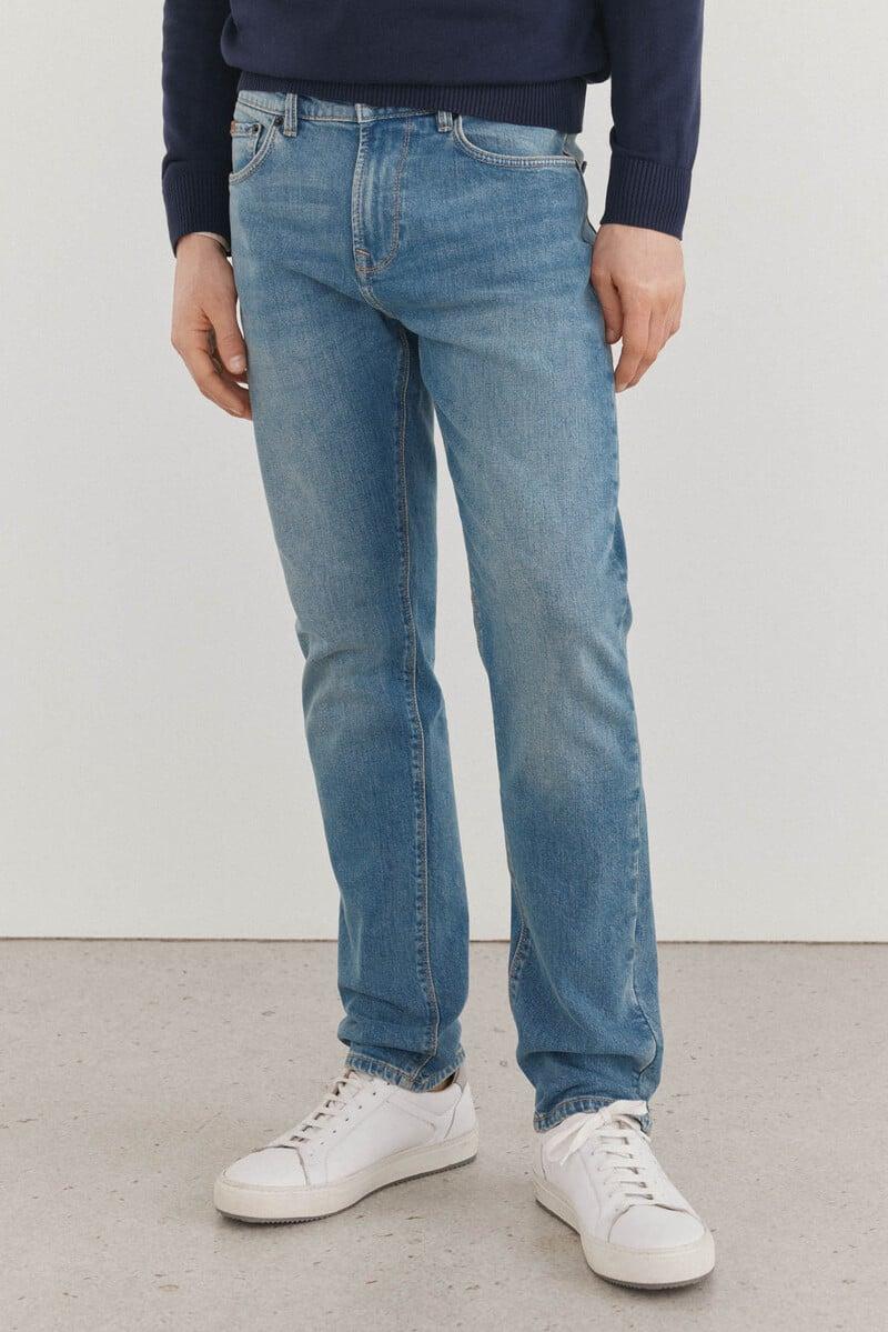 Cortefiel Pantalón vaquero premium flex slim fit Limitado a 3 días