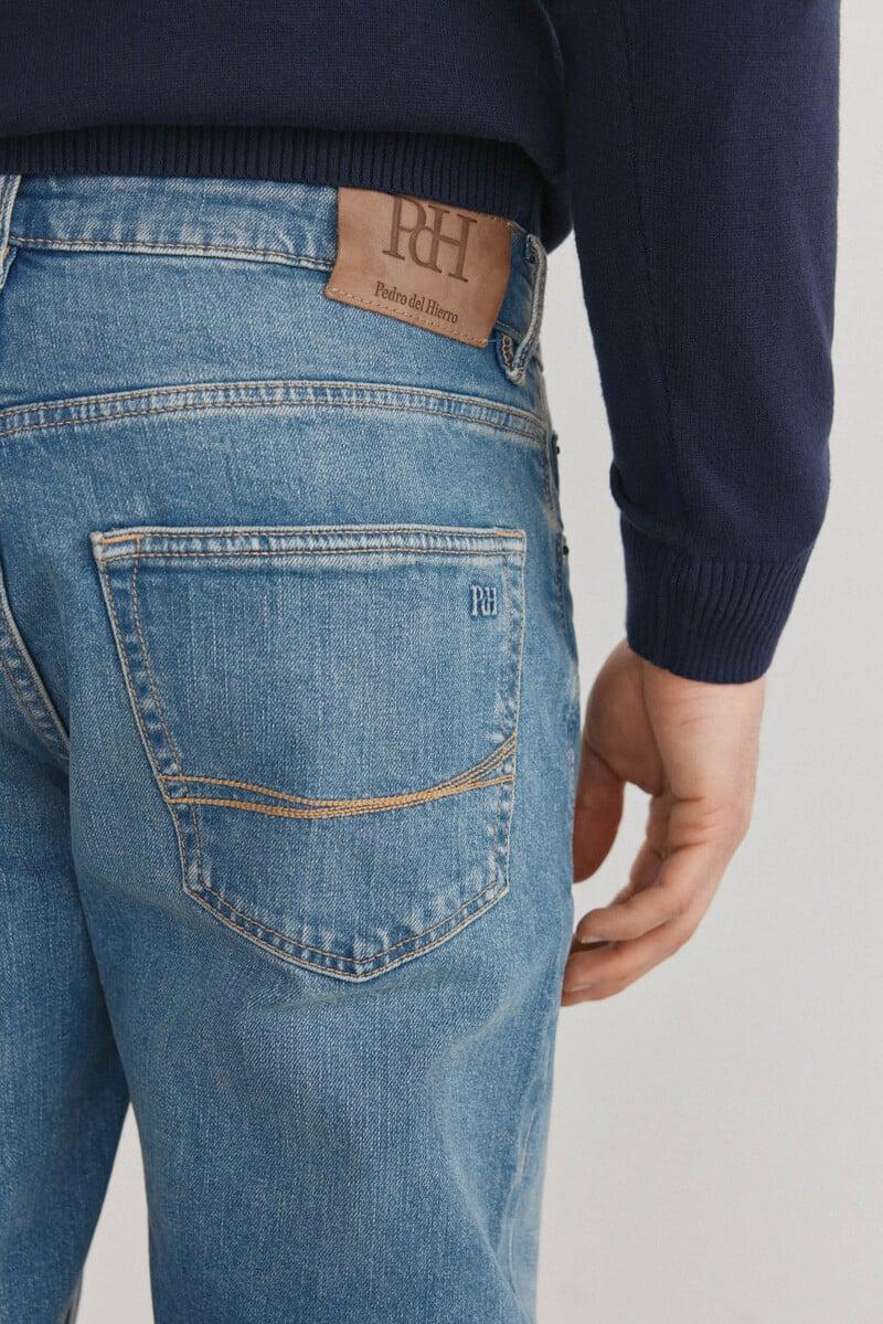Cortefiel Pantalón vaquero premium flex slim fit Limitado a 3 días
