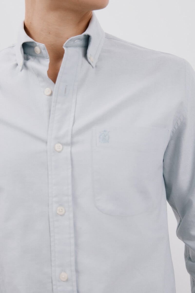 Cortefiel Camisa oxford liso Ofertas especiales
