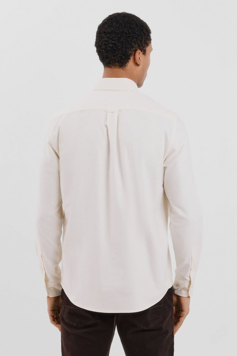 Cortefiel Camisa oxford liso Rebajas de fin de temporada