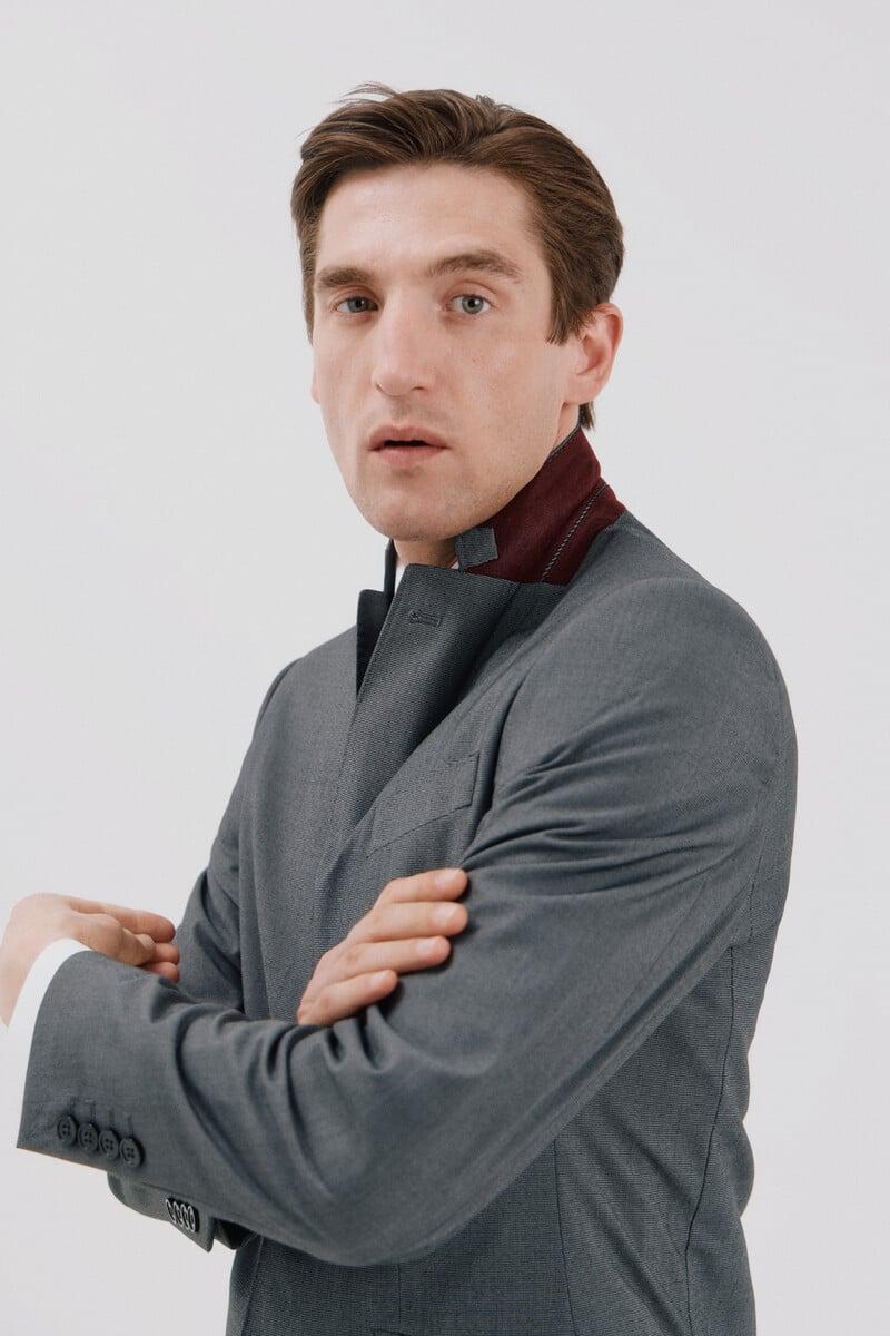 Cortefiel Americana cuadrillé slim fit Outlet