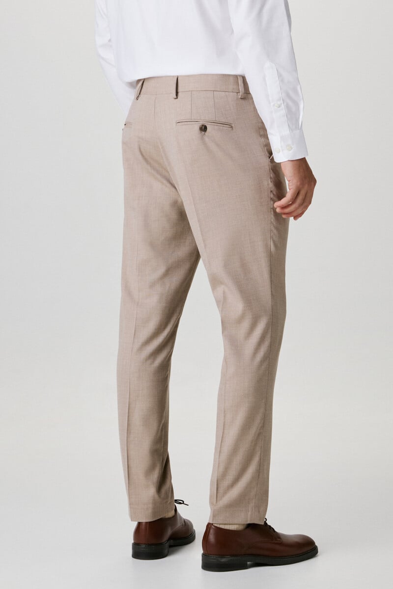 Cortefiel Pantalón de traje Slim Fit con lana Ofertas