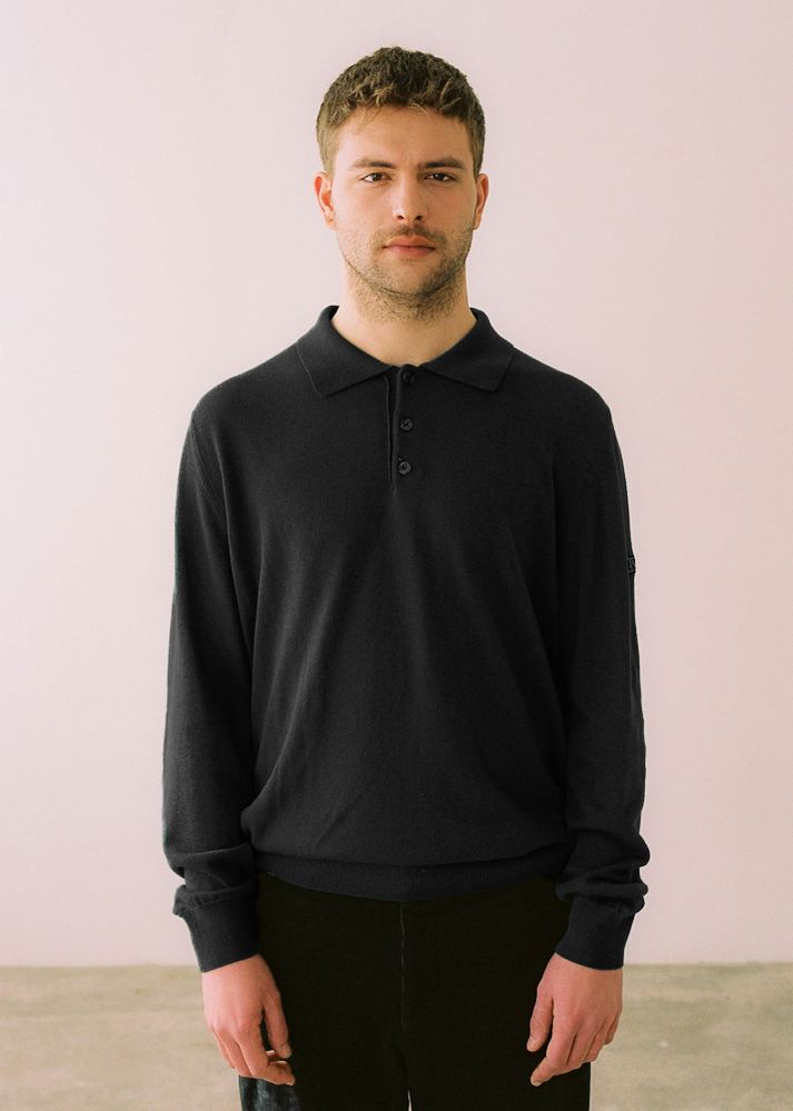 Iaios Polo negro Mejor oferta