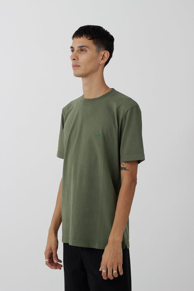 Iaios Camiseta bordado verde Ventas relámpago