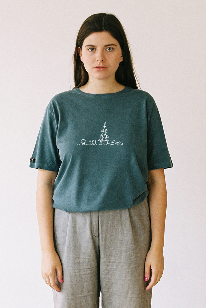 Iaios Camiseta verde - Huerto Tienda