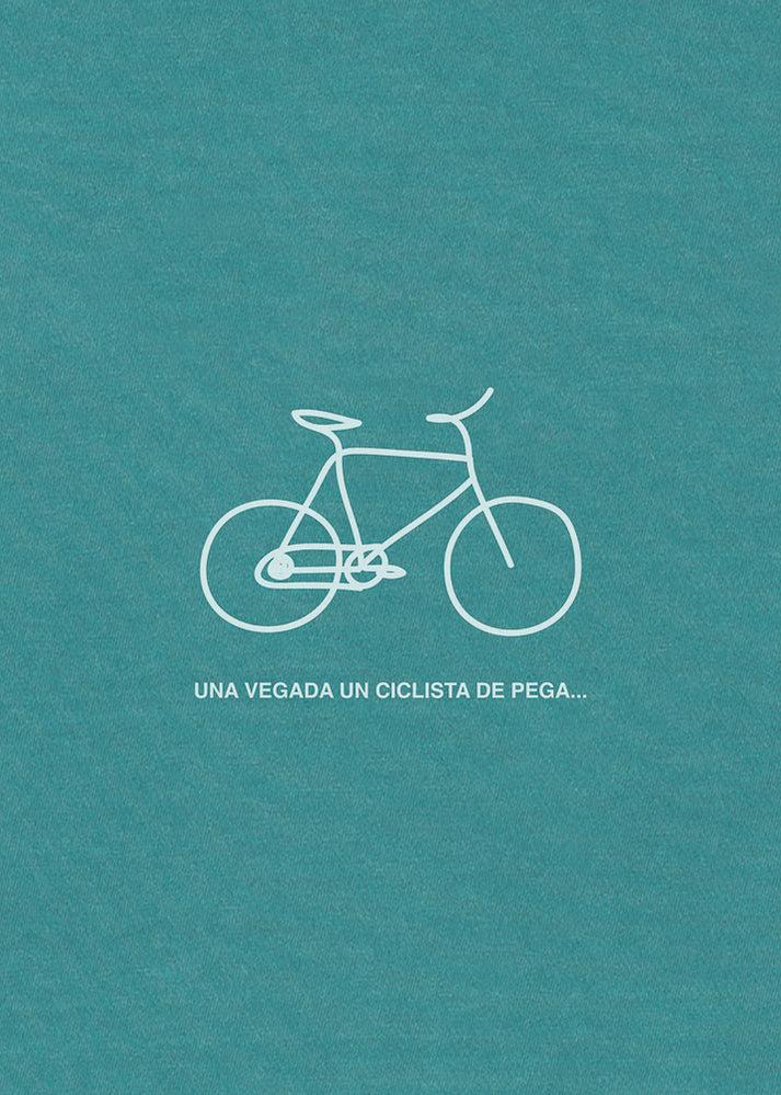Iaios Camiseta turquesa - Ciclista de pega Solo queda un día