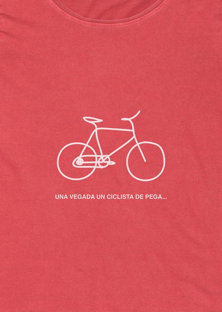 Iaios Camiseta roja - Ciclista de pega Solo queda un día
