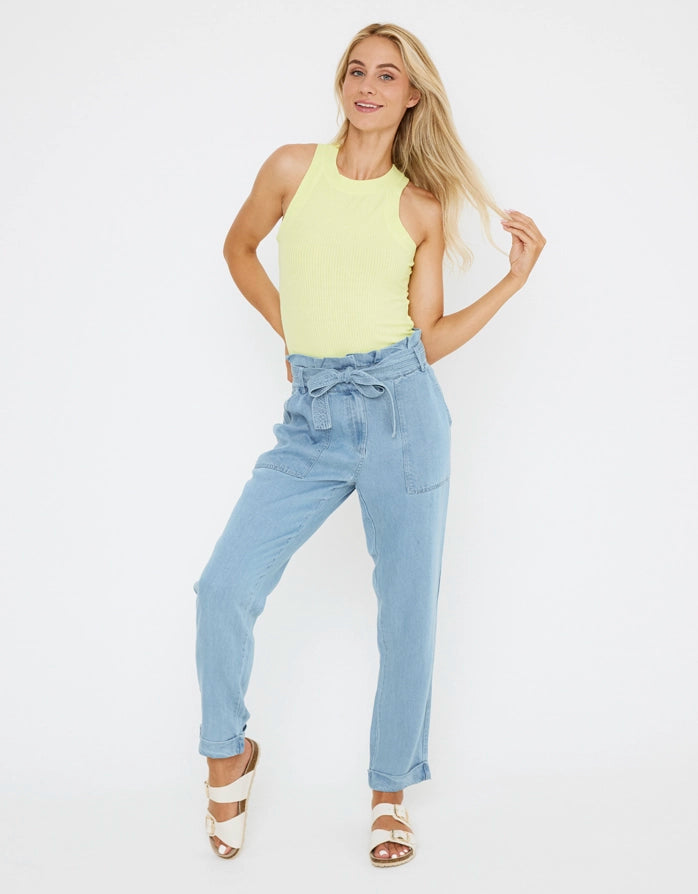 koala bay Pantalón Largo Denim Claro - Bangla Ofertas