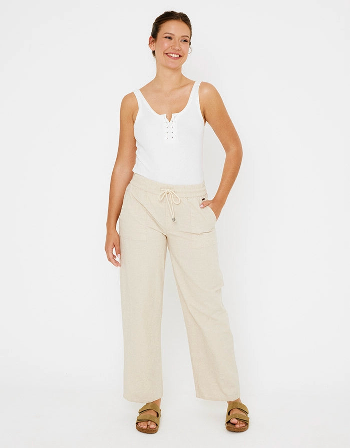 koala bay Pantalón Largo Beige - Gamoa Rebajas baratas